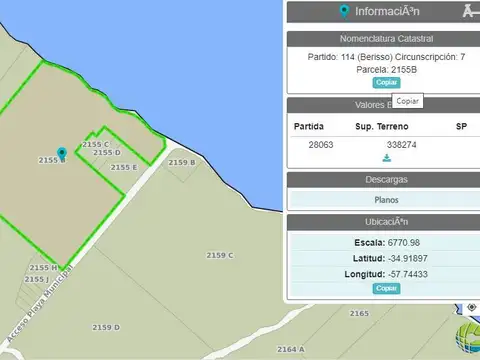 Campo en Venta en Berisso [Cod: 7727-6453134]