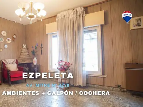 VENTA PH 3 AMBIENTES + GALPÓN / COCHERA QUILMES