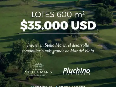 Terreno en Barrio Privado Comarcas de Stella Maris