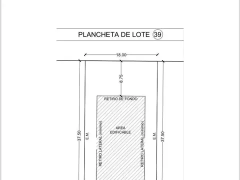Terreno en Venta en Manzanares, USD 49.000