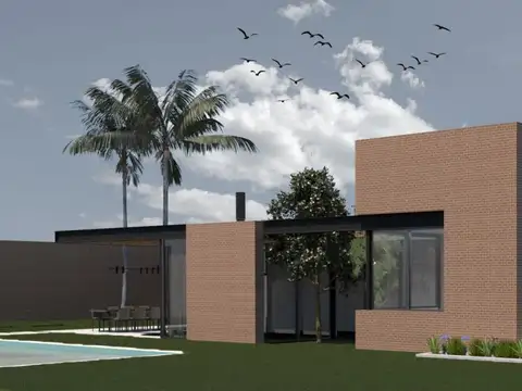 Casa en construcción en Barrio Las Pérgolas