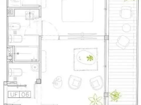 Departamento en Venta de 2 ambientes