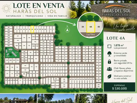 Terreno en Venta en Haras Del Sol, USD 42.000