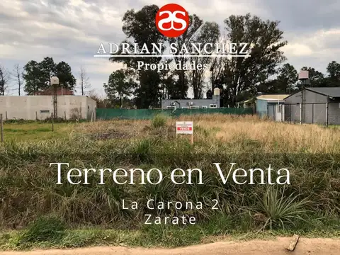 Terreno en Venta en Zarate, Partido de Zárate