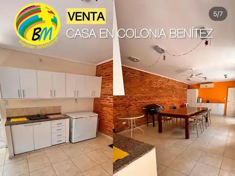 Casa 2 ambientes con 2 baños