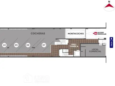 Departamento en Venta de Monoambiente