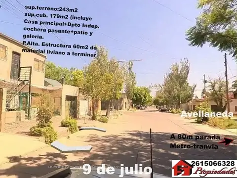 A 80m Parada Metrotranvia - 9 De Julio 2600