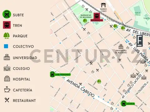 Av. Luis Maria Campos 1300, Piso 1