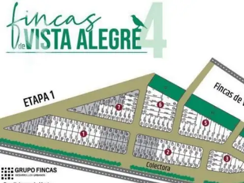 En venta, Lote en B° Fincas de vista alegre