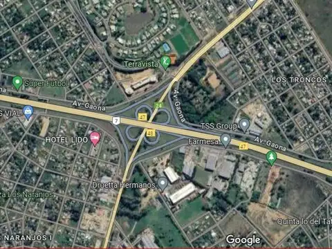 Venta fraccion terreno industrial 2 - acceso oeste y ruta 24