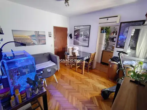 Departamento 2 ambientes con 1 baño