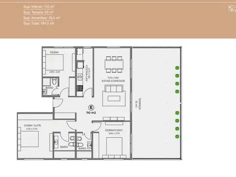 Departamento en Venta Apto profesional