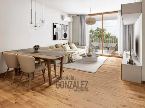 UNIDADES DE 2 Y 3 AMBIENTES CON BALCON ATERRAZADO de 1 Dormitorios