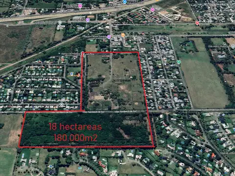 Terreno Lote Fátima Pilar 18 Hectareas