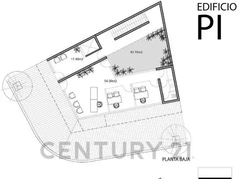 Diag 75 y Plaza Irigoyen , Piso 0
