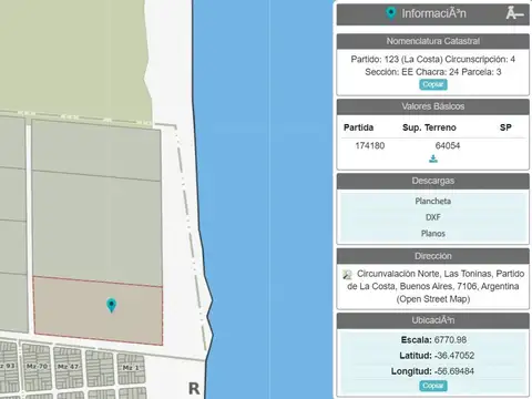 Campo en Venta de 21,68  ha