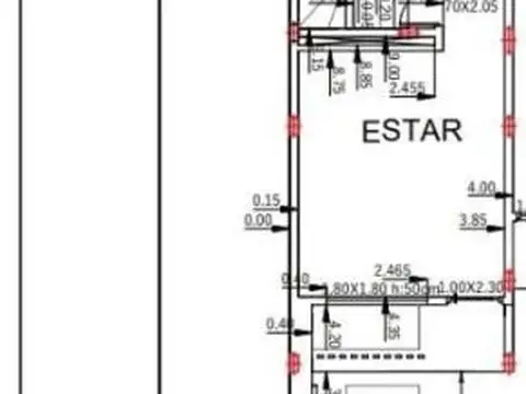 Casa 3 ambientes con 1 baño