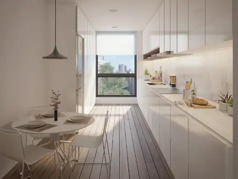 Departamento Monoambiente con 2 baños