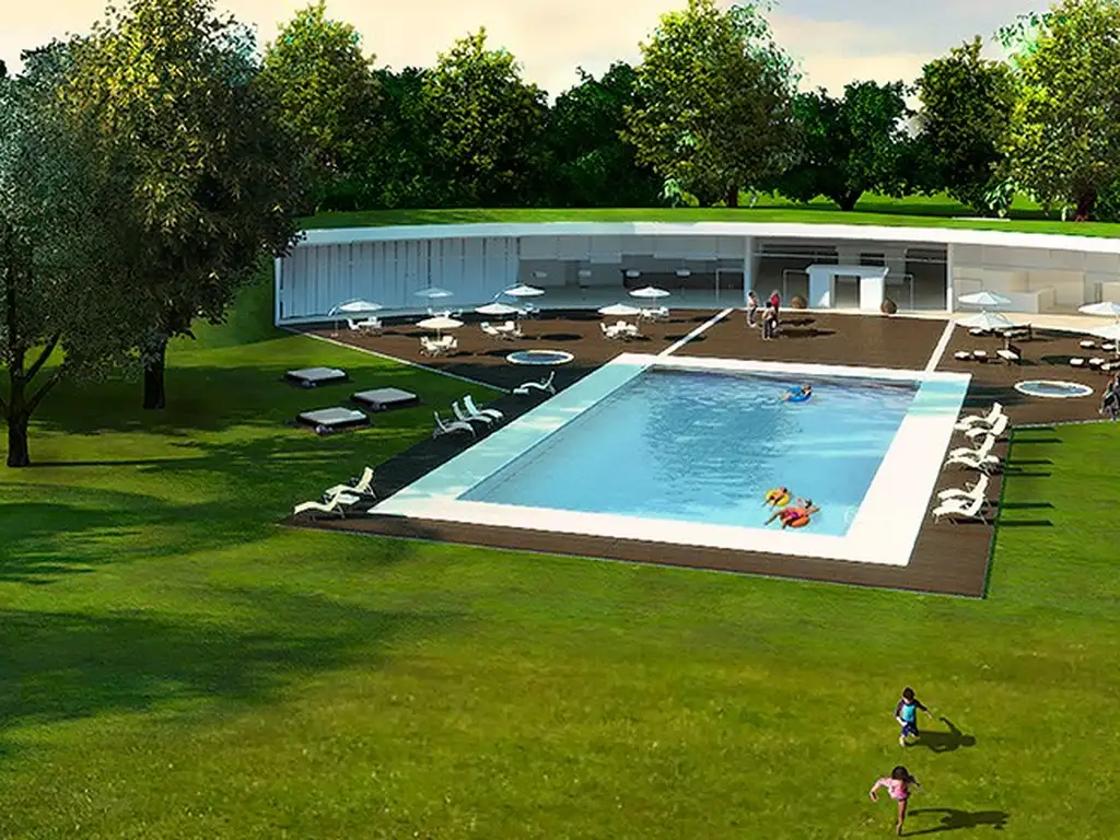 Áreas comunes piscina, gimnasio, club-house, juegos en Saint Joseph