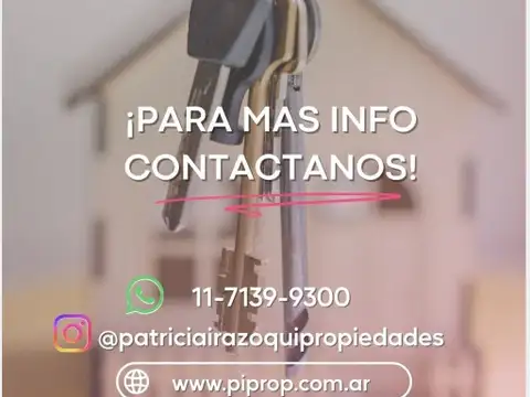 Departamento Monoambiente con 1 baño