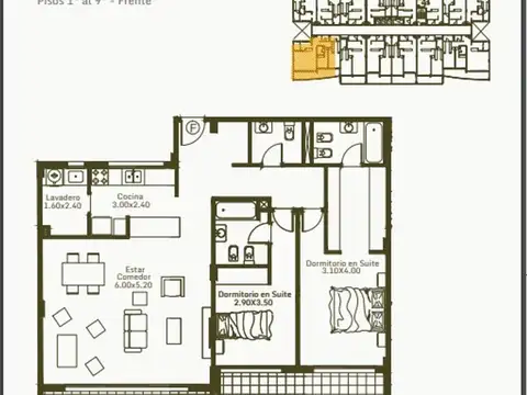 Departamento en Venta en Hurlingham, USD 123.200