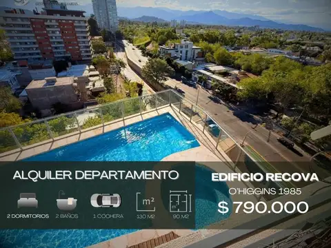 Departamento en alquiler c/ cochera en Godoy Cruz