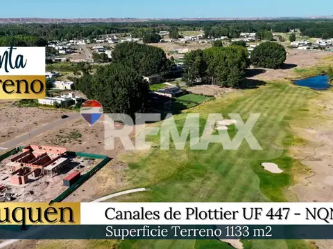 VENTA- TERRENO UF 447| B° Los Canales de Plottier
