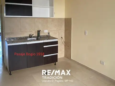 Departamento 2 ambientes con 1 baño