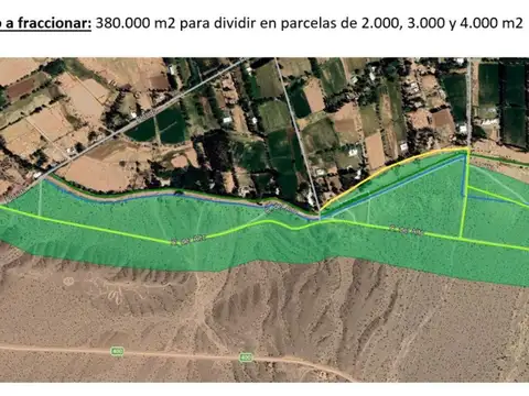 Terreno en Venta en Barreal, USD 8.000