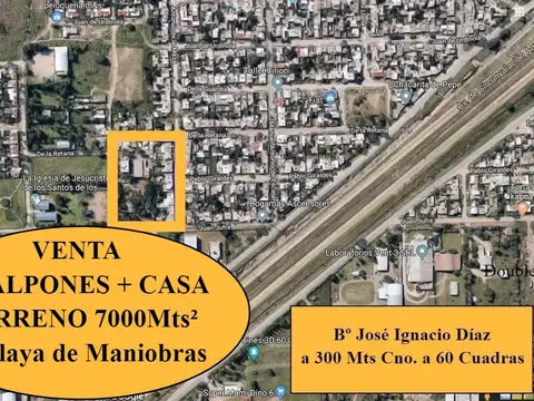 Circunvalación - Predio 6771 mts² C/ 4 GALPONES + CASA