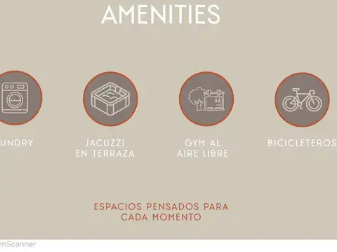 Departamento 3 ambientes con 2 baños