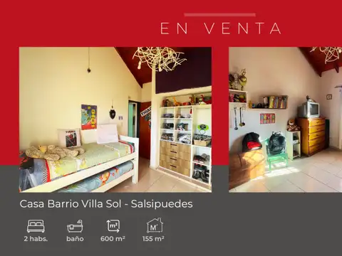 Casa ubicada en Barrio Villa Sol - Salsipuedes