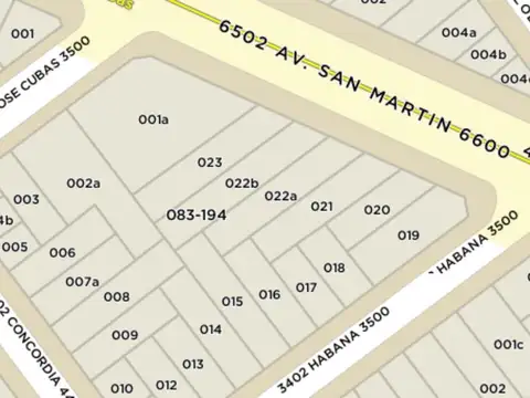 Terreno en Venta, FOT 1,2