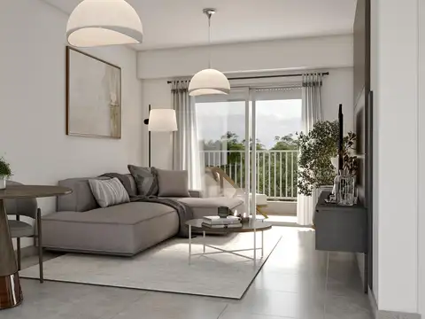 Monoambiente con balcon en venta en Caseros