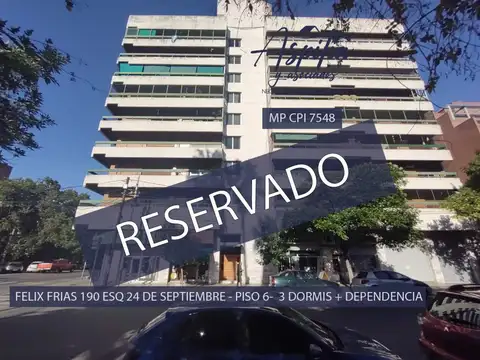 VENTA Semipiso 3 Dormitorios - Servicio - Cochcera  en General Paz, Córdoba