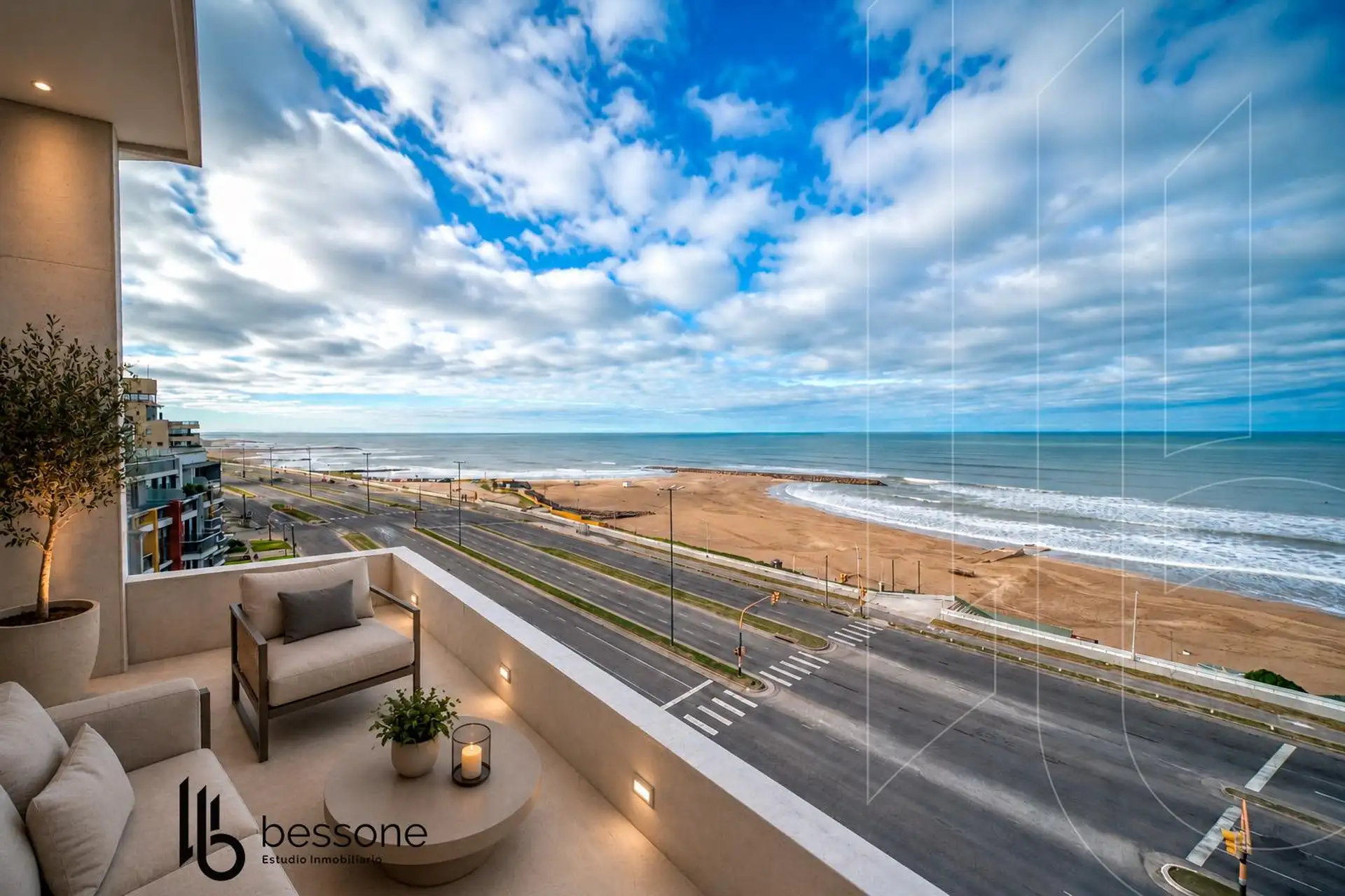 Depto 4 amb, 111m² con vistas panorámicas y ascensor — Constitución