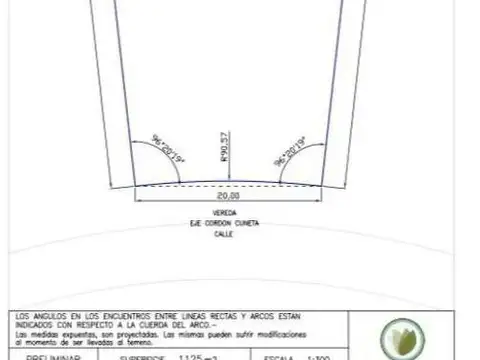 Terreno en Venta de 1125,0 m2