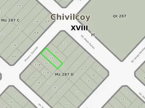 Terreno en venta - 308Mts2 - Chivilcoy