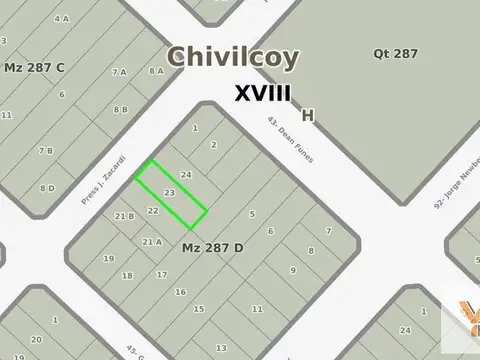 Terreno en venta - 308Mts2 - Chivilcoy