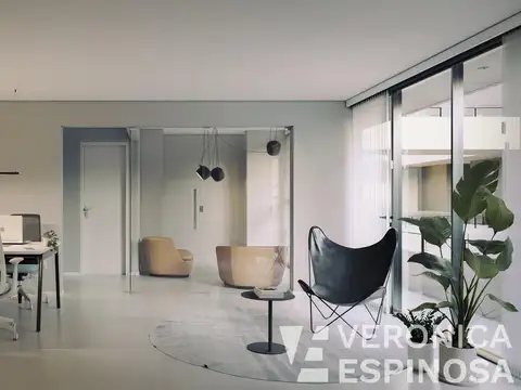 Oficina 2 ambientes con 1 baño