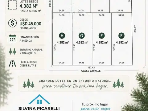 Terreno en Venta en Los Pinos, USD 45.000