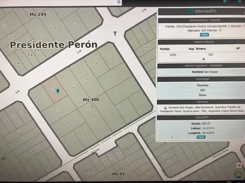 VENTA de LOTE. GUERNICA!