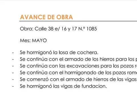 Departamento en Venta 1 año