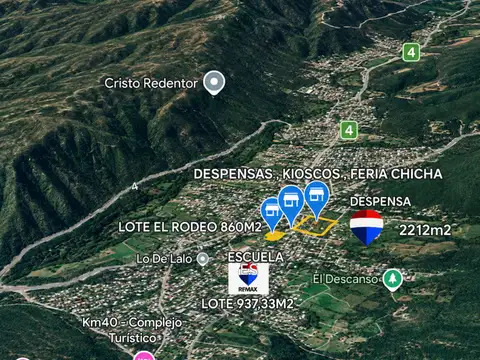 Terreno en Venta de 937,0 m2