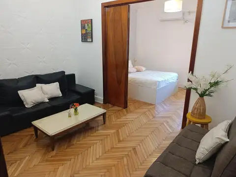 Departamento temporario 2 ambientes amoblado en microcentro