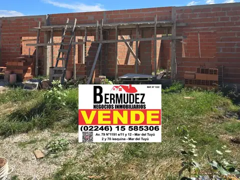 venta chalet 3 ambientes calle 9 entre 55 y 56 de mar del tuyu