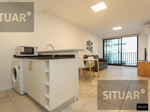 Departamento 2 ambientes con 1 baño