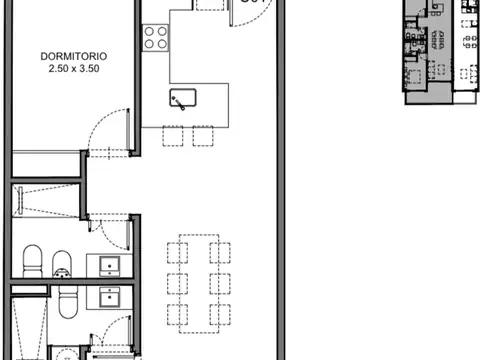 Venta Departamento 3 Ambientes Devoto Balcón