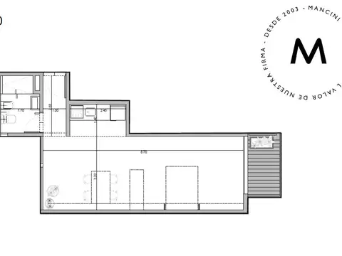 Departamento en venta 1 ambiente con balcón - Villa Urquiza