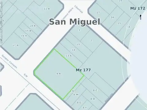 Terreno en Alquiler 49  mts Fondo